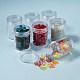 プラスチックビーズ収納ケース  長方形  透明  16x12.2x5.5cm  容量：20ml（0.67液量オンス）  約12個/セット&nbsp;LS-C002Y-7