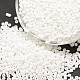 15/0 ガラスシードビーズ  グレードA  ラウンド  不透明色  ホワイト  1.3~1.5mm  穴：0.5mm  約75000個/ポンド&nbsp;SEED-J014-F15-41-1