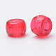 透明プラスチックビーズ  コラム  ミックスカラー  9x6mm  穴：3.5mm  約1780個/500g&nbsp;MACR-S272-19-3