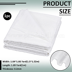 綿織物  衣料品用  ホワイト  1000x1500~1520x0.2mm&nbsp;AJEW-WH0348-885A