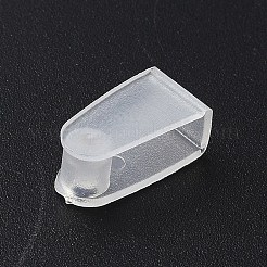 プラスチックの留め金  爪やすりアクセサリー  ホワイト  36x8x6mm&nbsp;KY-WH0046-171