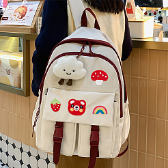 24スタイルのかぎ針編みアップリケ4個。  バッグの綿糸編み刺繍装飾  衣類  ヘッドバンド  帽子  枕  混合模様  26~48x44.5~55x2.5~3mm  6個/スタイル&nbsp;DIY-FG0004-06