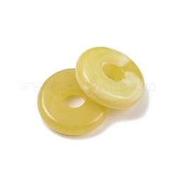 アクリルヨーロピアンビーズ  ディスク  大穴ビーズ  ゴールド  15x3.5mm  穴：5mm  約800~830個/500g&nbsp;MACR-C037-07D