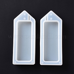家型貯金箱シリコンモールド  貯蔵型  レジン型  ホワイト  185x75x27mm  穴：6mm  内径：176x67mm  2個/セット&nbsp;DIY-D073-01