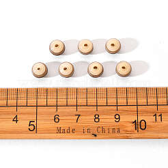50個透明ストライプレジンビーズ  ラウンド  淡い茶色  1/4インチ（8mm）  穴：2mm  50個/袋&nbsp;RESI-YW0001-02A