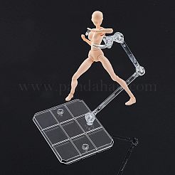プラモデルサポート  モデル展示台  透明  9.25x7.3x0.46cm&nbsp;ODIS-WH0005-49