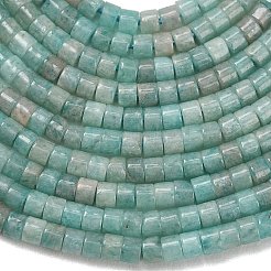 天然石アマゾナイトビーズ連売り  ディスク  ヒシビーズ  3x2.5mm  穴：0.6mm  約148個/連  15.31''（38.9センチメートル）&nbsp;G-P608-A05-01