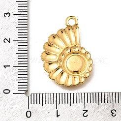 304ステンレススチールペンダントカボションセッティング  混合図形  ミックスカラー  トレイ：4~14.5mm  17.5~31.5x13~25.5x2~2.5mm  穴：2.2~2.5mm&nbsp;STAS-E545-04-M