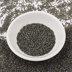 MIYUKIデリカビーズ  シリンダー  日本製シードビーズ  11/0  （db1773)スパークリングベージュライニンググレーab  1.3x1.6mm  穴：0.8mm  約2000PCS /ボトル  10 G /ボトル&nbsp;SEED-JP0008-DB1773