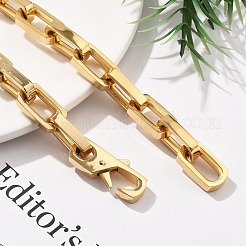 304ステンレススチールペーパークリップチェーンネックレス女性男性用  イオンプレーティング（ip）  ゴールドカラー  18.11インチ（46cm）&nbsp;NJEW-A033-02G
