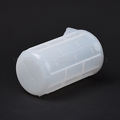 シリコーン計量カップ  コラム  ホワイト  81x71x109mm  内径：74x67mm  容量：300ml（10.15fl.oz）&nbsp;TOOL-D030-08B