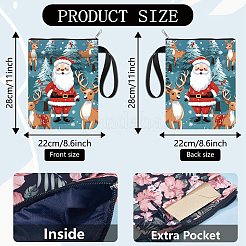 布製ブックカバー  ノートブックラップ  長方形  人間  280x220mm&nbsp;OFST-WH0010-102