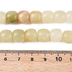 染め加工天然石ホワイトジェイドビーズ連売り  バレル  淡いチソウ  10x8.5~9mm  穴：1mm  約43~45個/連  14.76~15.6''（37.5~39センチメートル）&nbsp;G-T138-210B