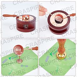 DIYスタンプ作りキット  シーリングワックス粒子を含む  鉄ワックス炉  真鍮スプーン  プラスチック製の空の化粧品容器  パラフィンキャンドル  ミックスカラー  シーリングワックス粒子：600個&nbsp;DIY-CP0004-66A