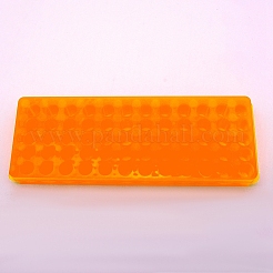 8/11mmチューブ用プラスチック試験チューブラック  60が保持されます  ラボ用品  科学実験用  オレンジ  7.3x20.5x2.2cm  穴：8mmと11mm&nbsp;ODIS-WH0005-82B