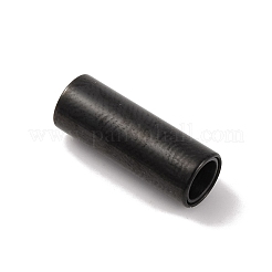304ステンレススチール製マグネット留め具、接着端付き  コラム  ガンメタ色  16x6mm  穴：4mm&nbsp;STAS-K006-07D