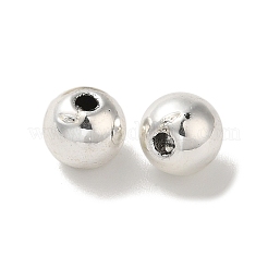 合金のスペーサービーズ  カドミウムフリー＆鉛フリー  ラウンド  プラチナ  6x5.5mm  穴：1.4mm  約1587個/1000g&nbsp;PALLOY-P302-02C-P