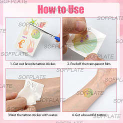 36個 2スタイル PVC防水粘着絵ステッカー  DIY フォトアルバム日記スクラップブック装飾用  混合図形  6~33x6~31x0.2mm&nbsp;STIC-SP0001-09A