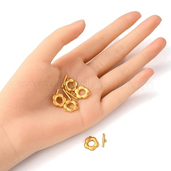 合金マンテル  花  マットゴールドカラー  花：14x13x2mm  バー：4x13x2mm  穴：1.2mm&nbsp;FIND-YW0002-23MG