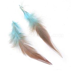 鶏フェザー服飾材料パーツ  染め  ライトスカイブルー  35~155x7~35mm  750-800個/バンドルに関する&nbsp;FIND-Q061-01