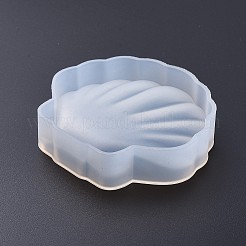 シリコンモールド  レジン型  UVレジン用  エポキシ樹脂ジュエリー作り  シェル  ホワイト  80x85x20mm&nbsp;DIY-F024-05B