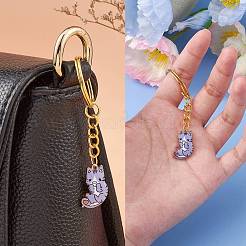 39スタイルラックメッキ合金ペンダント13個。  印刷  鉛フリー＆カドミウムフリー＆ニッケルフリー  猫のチャーム  ライトゴールド  ミックスカラー  21~23x14x2~2.5mm  穴：1.6~1.8mm  3個/スタイル&nbsp;FIND-SZ0003-43