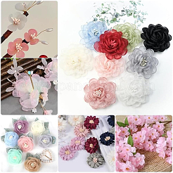 綿紐造花芯入り石膏6束  ホワイト  57x2mm  400個/バンドル&nbsp;DIY-GF0014-10B