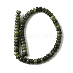 天然中国南部翡翠ビーズ連売り  ロンデル  10~10.5x6mm  穴：1mm  約61個/連  14.88~15.04''（37.8~38.2センチメートル）&nbsp;G-G102-C13-01