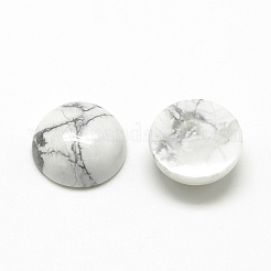天然石ハウライトカボション  半円/ドーム  16x6mm&nbsp;G-R416-16mm-29