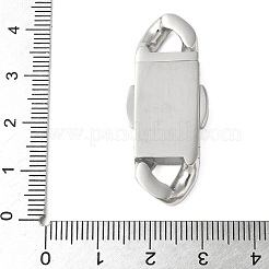 316サージカルステンレススチール製バヨネットクラスプ  ステンレス鋼色  39.5x16x5mm  穴：5x5.5mm&nbsp;STAS-H234-09P