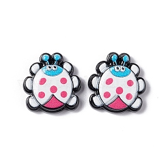 オペーク樹脂カボション  ミツバチ/ミツバチ  ホワイト  19.5x19x6mm&nbsp;LS-RESI-C027-01A
