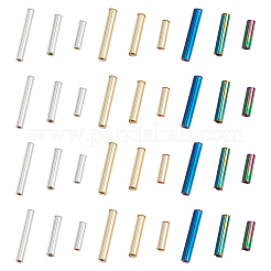 2700個 9種類のガラス製ラッパビーズ  ミックスカラー  6~12x2mm  穴：0.5mm&nbsp;SEED-PA0001-11