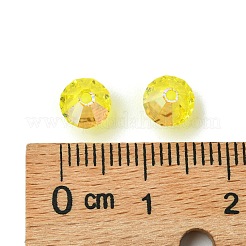 プレシオサ®クリスタルビーズ  チェコクリスタル  双円錐形(451 69 302 ロンデル)  80310 200 シトリン ab  6mm  穴：1mm&nbsp;X-PRC-BA6-80310-200