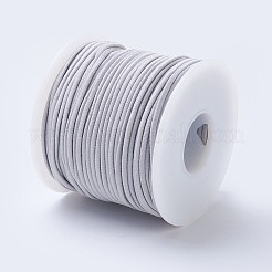 弾性コード  外側のポリエステルとラテックスの芯  ゲインボロ  2mm  約50m /ロール&nbsp;EW-WH0001-41-2MM