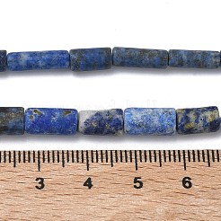 天然石ラピスラズリビーズ連売り  コラム  7~13x4.5~6mm  穴：0.7~0.9mm  約37~38個/連  16.22~16.54'''（41.2~42センチメートル）&nbsp;G-L650-L01-01