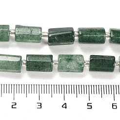 天然の緑のイチゴクォーツビーズ連売り  シードビーズで  ファセット列  9~11x6~7.5x6~7.5mm  穴：1.2mm  約30個/連  15.16~15.55インチ（38.5~39.5cm）&nbsp;G-G068-A25-01