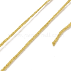 ミルクコットン編みアクリル繊維糸  4本撚りのかぎ針編み糸  パンチ針糸  ゴールデンロッド  2mm&nbsp;YCOR-NH0001-01K
