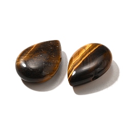 天然石タイガーアイビーズ  ティードロップ  トップ掘削  19.5x14x6.5mm  穴：1.6mm&nbsp;G-I359-08