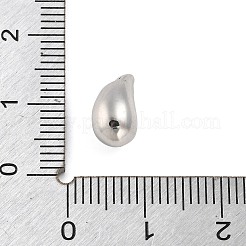 真鍮チャーム  カドミウムフリー＆ニッケルフリー＆鉛フリー  ティアドロップチャーム  プラチナ  11.5x6x6mm  穴：1.5mm&nbsp;LS-KK-D283-31P