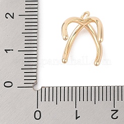 真鍮製ペンダント  ゴールドカラー  15.5x14.5x14mm  穴：2.2mm&nbsp;KK-N256-20G