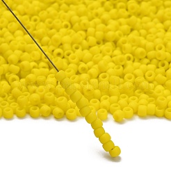トーホー 8/0ラウンドビーズ  日本製シードビーズ  （42f）不透明なフロストタンポポ  3mm  穴：1mm  約1110個/50g&nbsp;SEED-XTR08-0042F