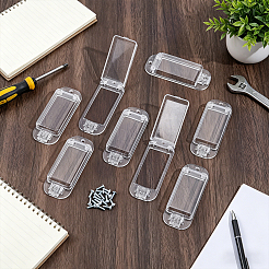 プラスチック製スイッチ安全カバー15袋  ネジ付き保護ケース  長方形  透明  109x42x15mm&nbsp;AJEW-DL0001-33