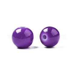 ペイントガラスビーズを焼く  ラウンド  ミックスカラー  8x7.5mm  穴：1.2mm  24色  20~28個/カラー  約550~600個/箱&nbsp;DGLA-Q026-01
