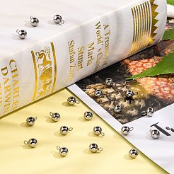変色しにくい304ステンレススチールチューブベイル  ループベイル  ロンデル保釈ビーズ  ステンレス鋼色  9x5x6mm  穴：2mm&nbsp;STAS-G075-12P