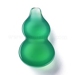 ナチュラルグリーンオニキス瑪瑙キャビネット  ひょうたん/ひょうたん  染め＆加熱  14~19x10~10.5x4.5~5mm&nbsp;G-Z012-03