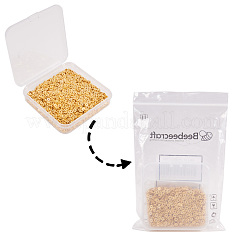 チベット風合金スペーサービーズ  花  ゴールドカラー  4.5x1.5mm  穴：1mm  2000pc&nbsp;PALLOY-PH0012-75G