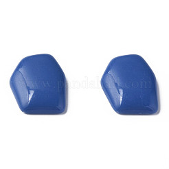 オペークアクリルカボション  不規則な六角形  藤紫色  25.5x19.5x5.5mm  約253個/500g&nbsp;MACR-S373-143-A16