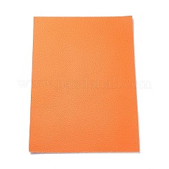 リチー模様両面イミテーションレザー生地  DIYイヤリング作成用  ミックスカラー  30x20x0.2cm&nbsp;DIY-XCP0002-23