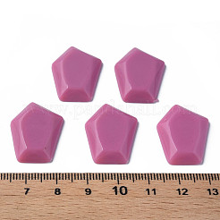 オペークアクリルカボション  五角形  フラミンゴ  23.5x18x4mm  約450個/500g&nbsp;MACR-S373-142-A12