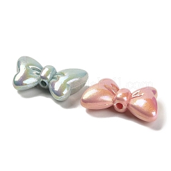 ABカラーアクリルビーズ  蝶結び  ミックスカラー  22x13.5x6mm  穴：1.8mm&nbsp;MACR-R003-01A